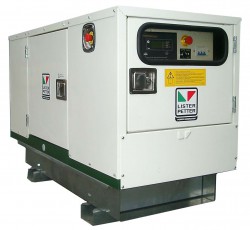 Дизельный генератор Lister Petter LWA 27/LLD 250 в кожухе с АВР