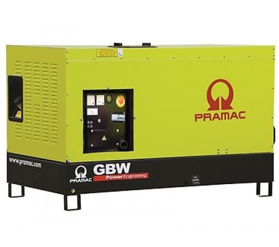 Дизельный генератор Pramac GBW 10 P в кожухе с АВР