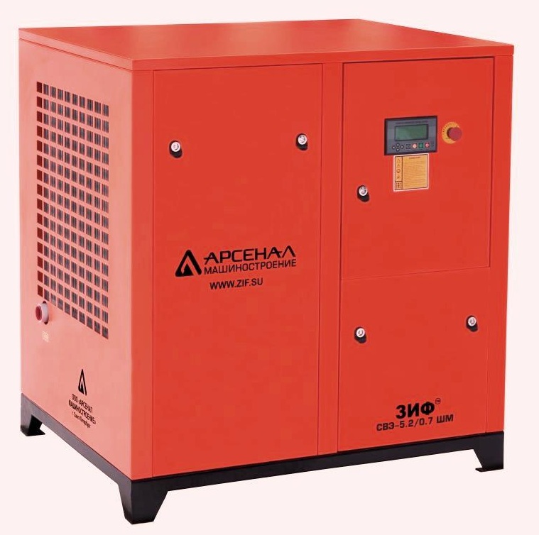 Винтовой компрессор ЗИФ СВЭ 4,3/1,0 ШМ ременная