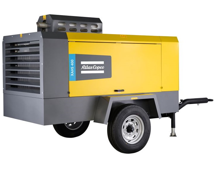 Дизельный компрессор Atlas Copco XAHS 400 PACE 12 на шасси