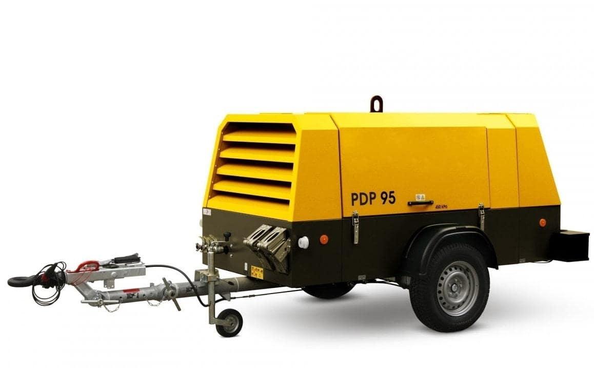 Дизельный компрессор Dalgakiran PDP 95-12 (фикс с тормозом)