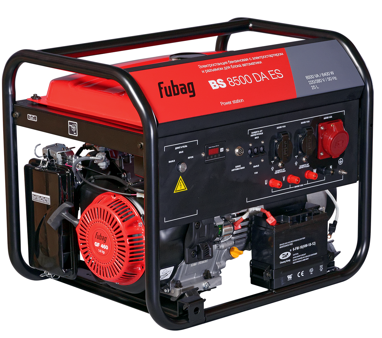 Бензиновый генератор Fubag BS 8500 DA ES