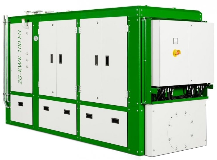 Газовый генератор 2G KWK-250 EG в кожухе