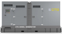 Дизельный генератор CTG 330C в кожухе с АВР