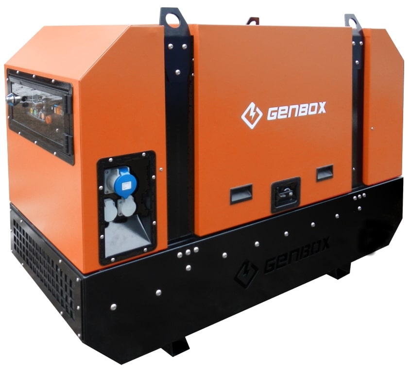 Дизельный генератор GENBOX JD144 в кожухе