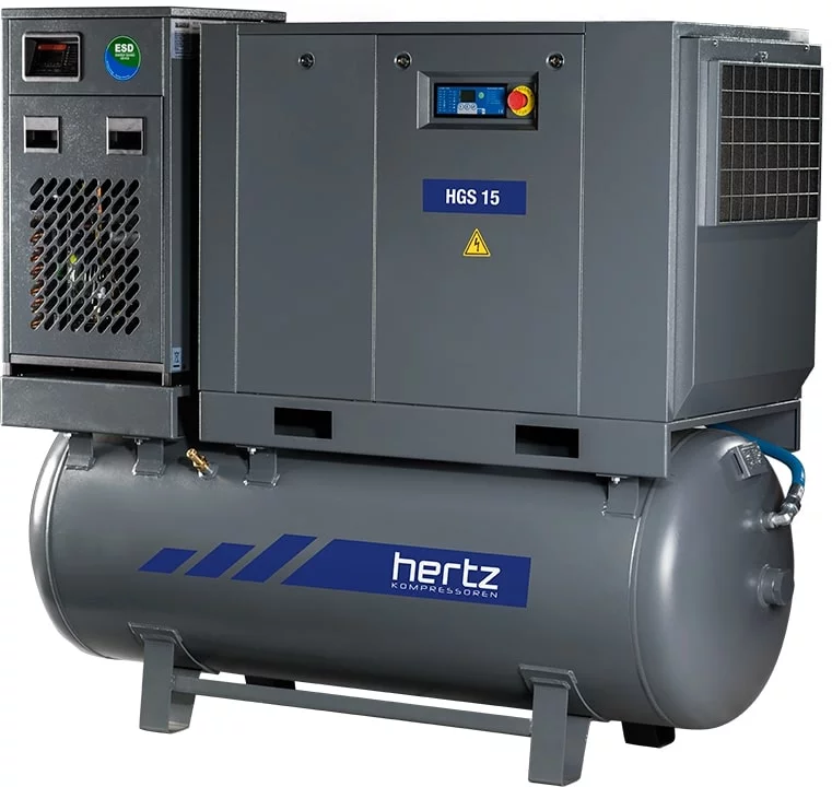 Винтовой компрессор Hertz HGS 4-13 250 Compact
