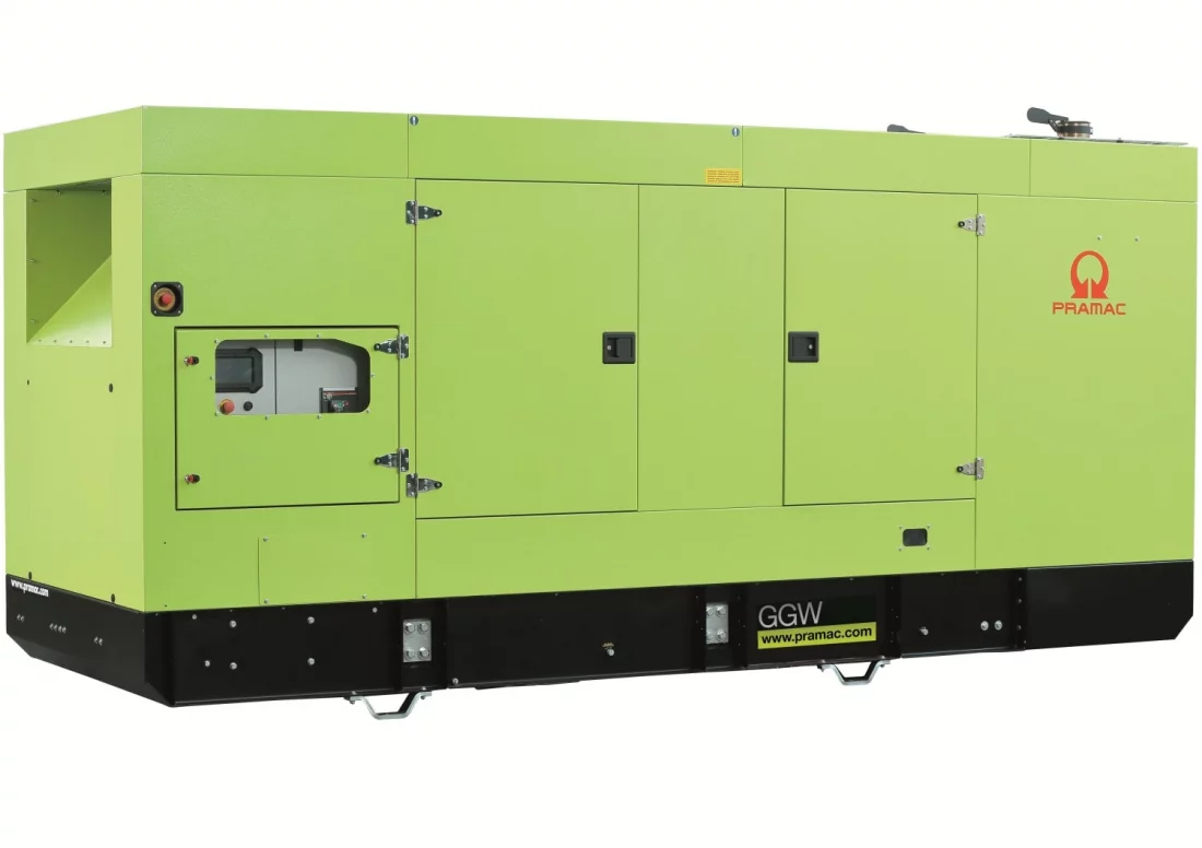 Газовый генератор Pramac GGW50G в кожухе с АВР