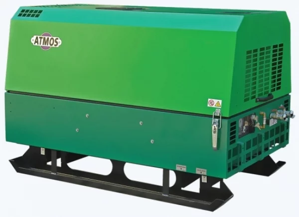 Дизельный компрессор Atmos PDP 35 12 на салазках