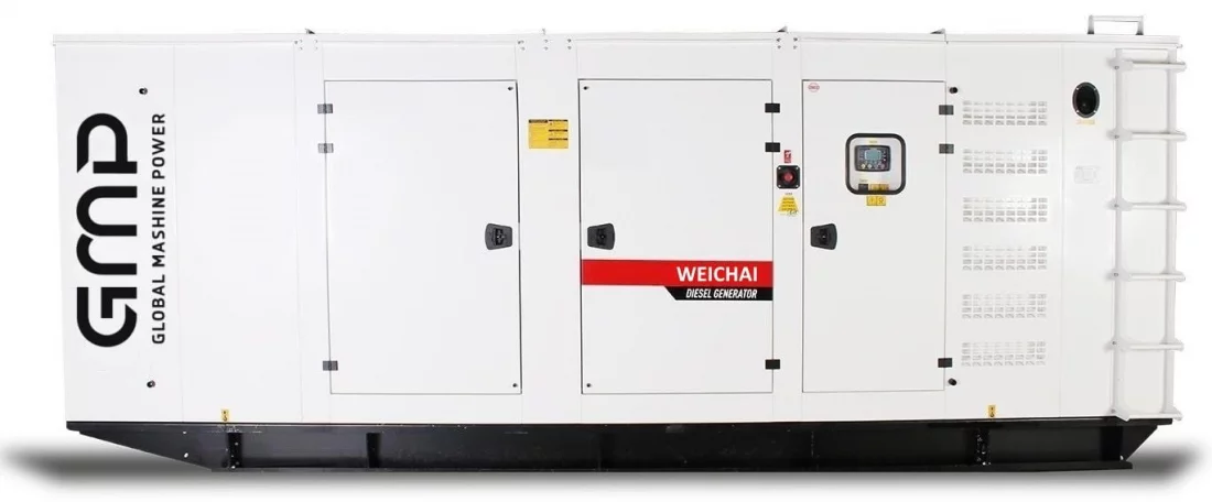 Дизельный генератор Weichai GMP 1238WA в кожухе