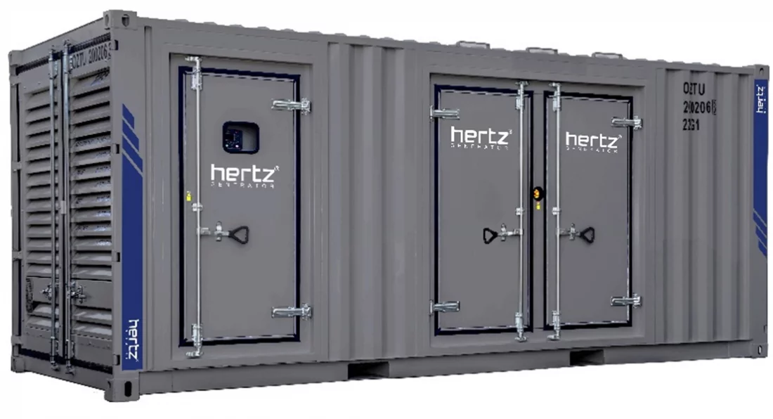 Дизельный генератор Hertz HG 1110 BC в кожухе с АВР