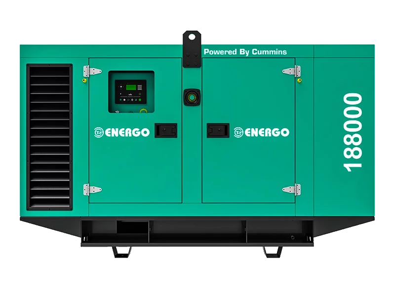 Дизельный генератор Energo AD180-T400C-S в кожухе