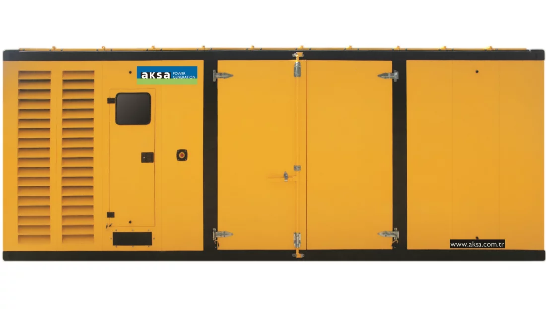 Дизельный генератор Aksa APD-1400P в кожухе