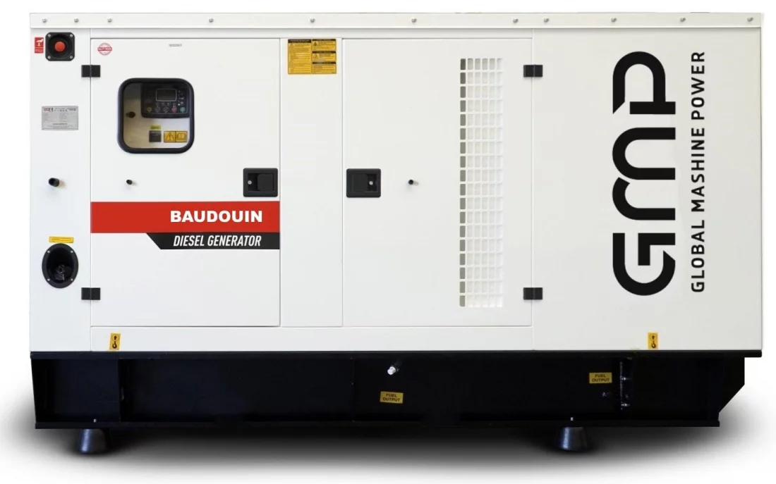 Дизельный генератор Baudouin GMP 150BM в кожухе