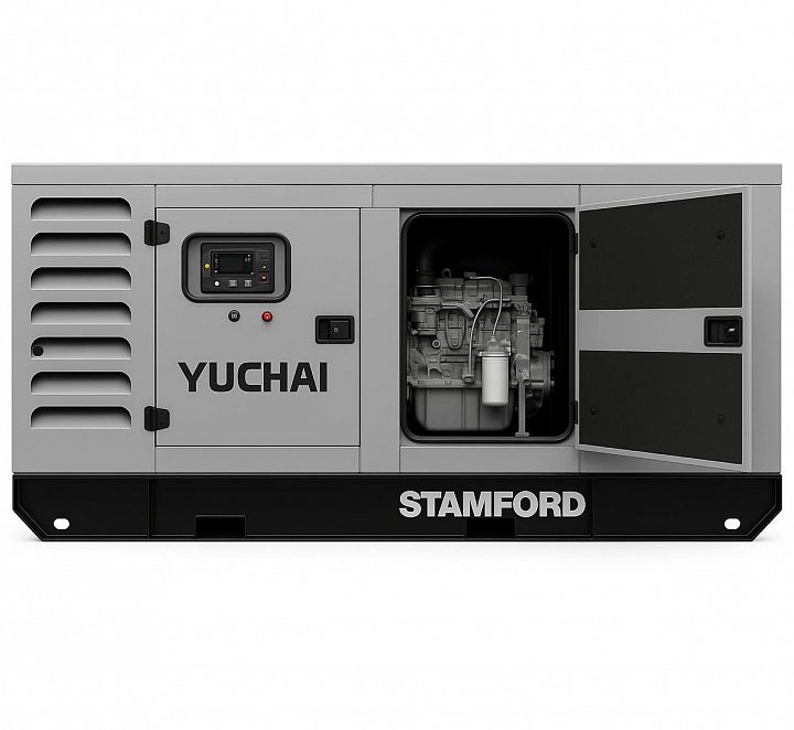 Дизельный генератор Yuchai GMP AY83 в кожухе