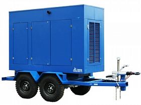 Дизельный генератор ТСС АД-60С-Т400-2РПМ9 на шасси с АВР — фото 1