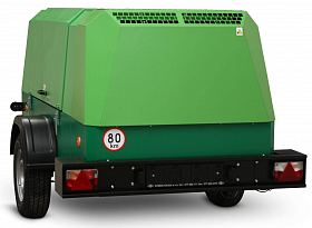 Дизельный компрессор Dalgakiran PDP 95-7 (фикс без тормоза) — фото 4