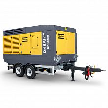 Дизельный компрессор Atlas Copco XRXS 607 CD на шасси — фото 1