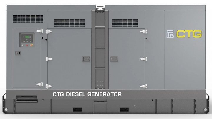 Дизельный генератор CTG 220D в кожухе