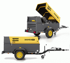 Дизельный компрессор Atlas Copco XAHS 107 KD COM3 на шасси — фото 2