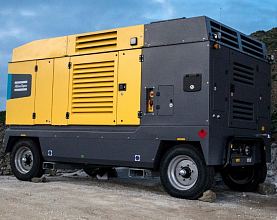 Дизельный компрессор Atlas Copco Y 1260 30 на шасси — фото 1