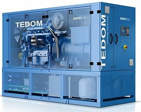 Газовый генератор Tedom Cento T160 в кожухе — фото 2