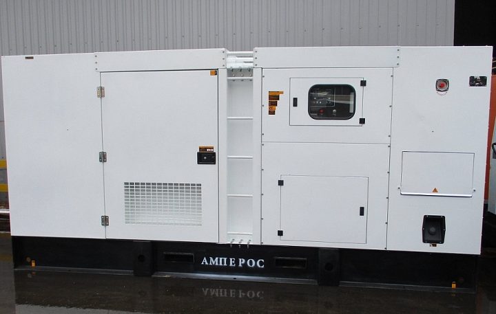 Дизельный генератор АМПЕРОС АД 900-Т400 в кожухе с АВР